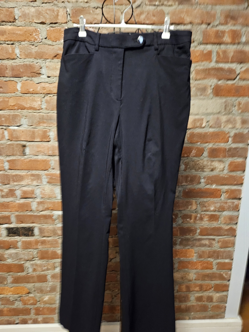 Calvin Klein Black Rayon Blend  Dress Pants Size 8